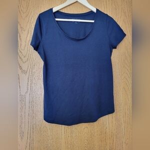 Mudd Navy Blue Roadtrip basic tee L